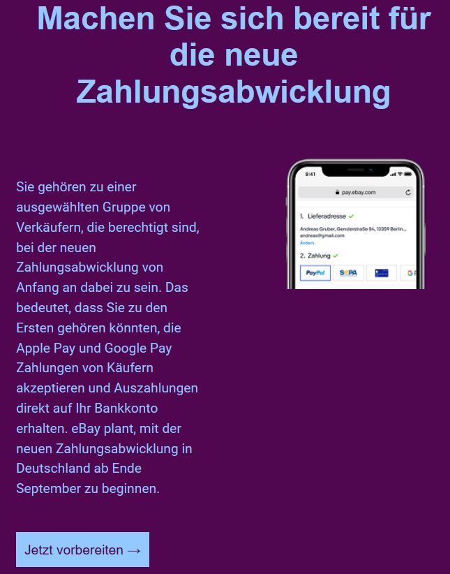 Ebay Zahlungsabwicklung Ebay Zahlungsabwicklung